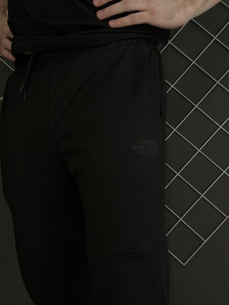 Мужской спортивный костюм The North Face черный с хаки Комплект ТНФ Худи Штаны Rap-RD115/RD119 фото