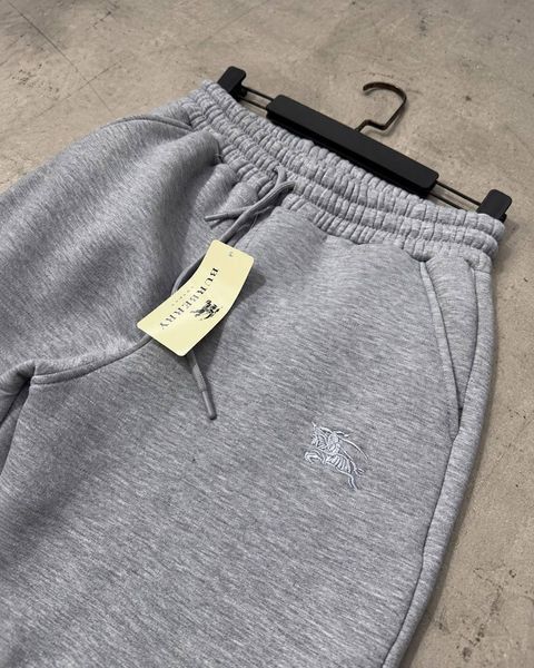 Чоловічі зимові спортивні штани Burberry чорні Bran-16 фото