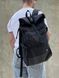 Рюкзак Ролтоп чорний Портфель оксфорд міський RollTop Ту-00000067 фото 1