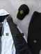 Мужской костюм Stone Island с патчем белый Комплект Стон Айленд Жилетка Кепка Хар-561 фото 7
