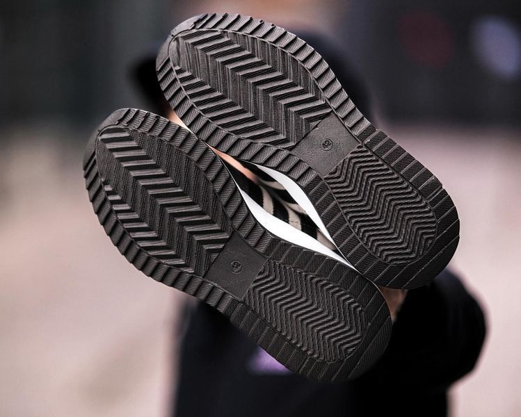Мужские зимние кроссовки Adidas замшевые коричневые Адидас утепленные с мехом Arm-Ads_0015 фото