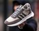 Мужские зимние кроссовки Adidas замшевые коричневые Адидас утепленные с мехом Arm-Ads_0015 фото 4