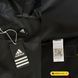 Чоловіча ветровка Adidas сіра з капюшоном Куртка Адідас з плащової тканини демісезонна Моло-Nik46 фото 9
