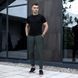 Чоловічі спортивні штани з плащівки хакі Pobe-Vershyna х фото 6