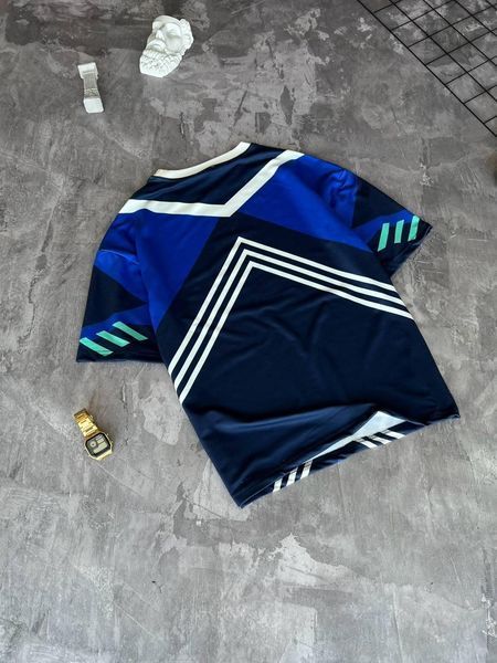 Футболка чоловіча Adidas синя спортивна Теніска Адідас Моло-12-2R фото