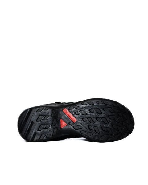 Мужские зимние кроссовки Adidas Terrex Fast R Mid Gore-Tex темно-серый Адидас рипстоп на гортекс Pow-AD117 фото
