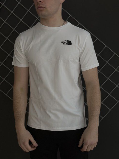 Мужская футболка The North Face белая Тенниска Зе норт фейс Хар-842 (коп1) фото