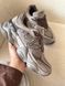 Жіночі кросівки New Balance 9060 коричневі замшеві Нью Беланс у сітку Arm-ZX223 фото