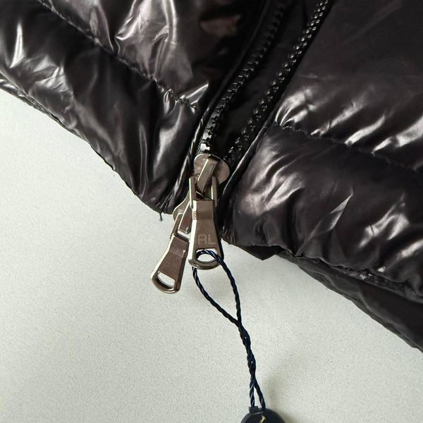 Чоловіча жилетка Polo Ralph Lauren без капюшона чорна Безрукавка Поло весняна осіння Hub-49 фото