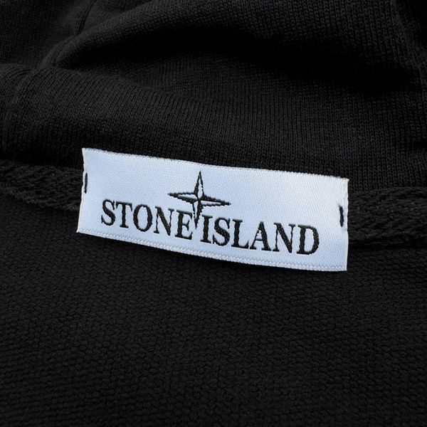 Чоловічий спортивний костюм Stone Island з капюшоном на блискавці чорний Комплект Стон Айленд Толстовка Штани Кепка Хар-531 фото
