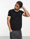 Чоловіча&nbsp;футболка Fred Perry біла з лампасами Фред Перрі Хар-609 фото 4