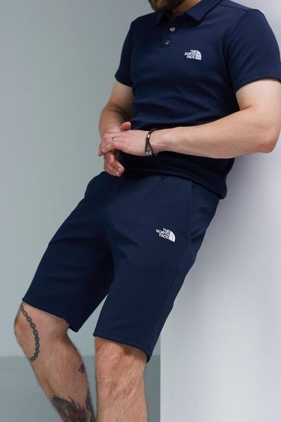 Чоловічі спортивні шорти The North Face трикотажні сині ТНФ Intr-1923936321 фото