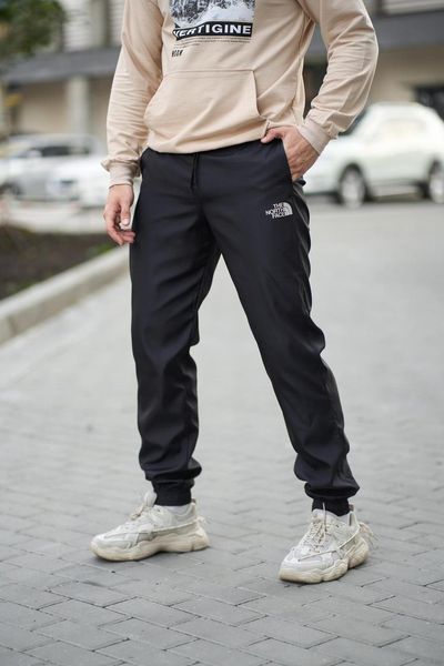 Чоловічі спортивні штани The North Face з плащової тканини чорні Брюки ТНФ Intr-1615452987 фото