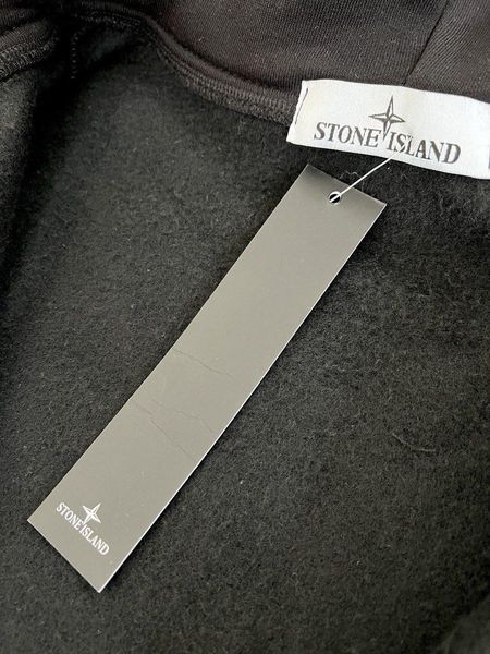 Мужской зимний спортивный костюм Stone Island черный Комплект Стон Айленд с капюшоном Хар-162 фото