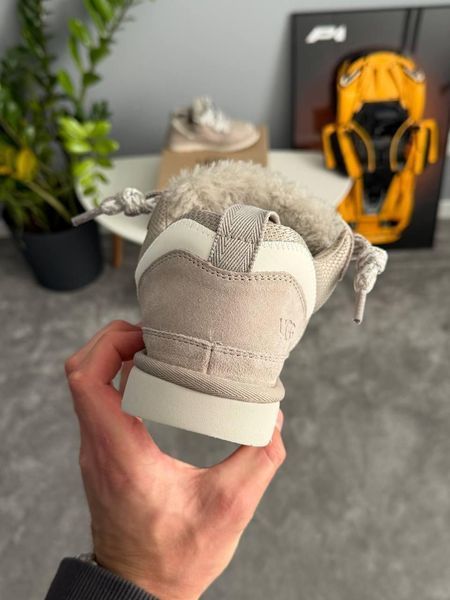 Жіночі зимові кросівки UGG Lowmel Sneaker сірі Las-2071 фото
