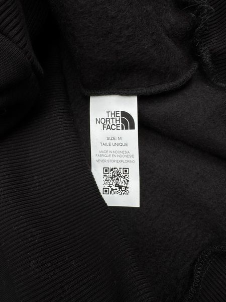 Чоловіче зимове худі The North Face з капюшоном чорне Ads-815 фото