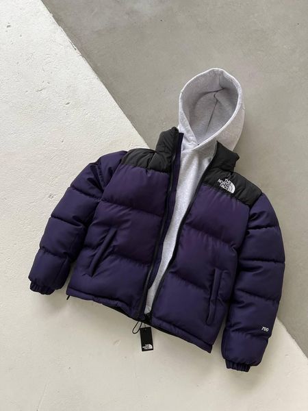 Зимняя куртка The North Face черная оверсайз Пуховик ТНФ Gar-D025 7 фото