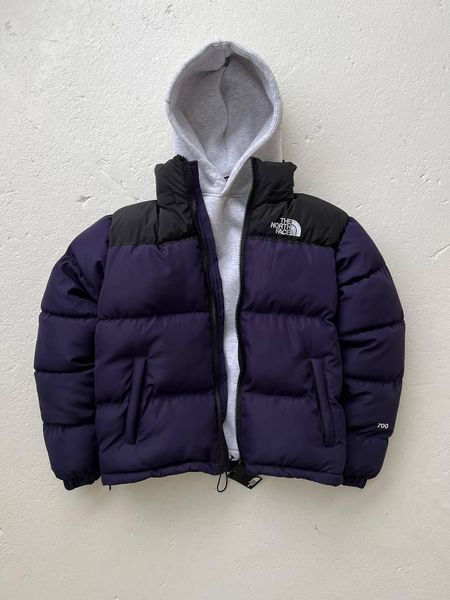 Зимняя куртка The North Face черная оверсайз Пуховик ТНФ Gar-D025 7 фото