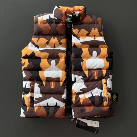 Мужская жилетка Stone Island Безрукавка стёганная Стон Айленд демисезонная Хар-205 фото