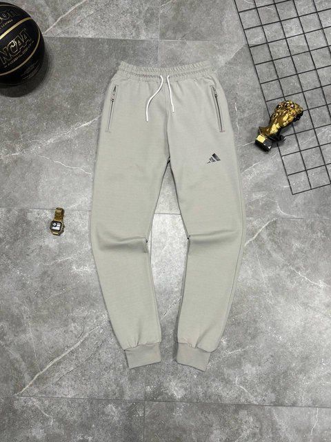 Чоловічі спортивні штани Adidas сірі Брюки Адідас на гумці Моло-53NE фото