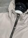 Мужская ветровка Stone Island с патчем молочная Куртка Стон Айленд из плащевки Моло-SN103 фото 5