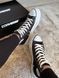 Жіночі кеди Converse All Star високі чорні на платформі Кросівки Конверси текстиль Arm-KN2 фото 5