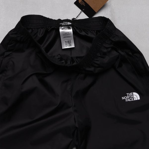 Чоловічі штани The North Face чорні Брюки ТНФ з плащівки на резинці Ads-196 фото