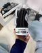 Жіночі кеди Converse All Star високі чорні на платформі Кросівки Конверси текстиль Arm-KN2 фото 4