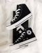 Жіночі кеди Converse All Star високі чорні на платформі Кросівки Конверси текстиль Arm-KN2 фото 2