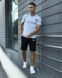 Чоловічий літній костюм The North Face Футболка Шорти Барсетка сірий із чорним комплектом ТНФ Intr-8619657554 фото 9