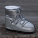 Женские зимние дутики Moon Boot серые In-3034 фото 3