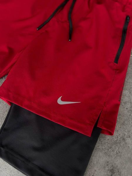 Мужские спортивные шорты Nike красные для тренировок Найк Моло-GH506 фото