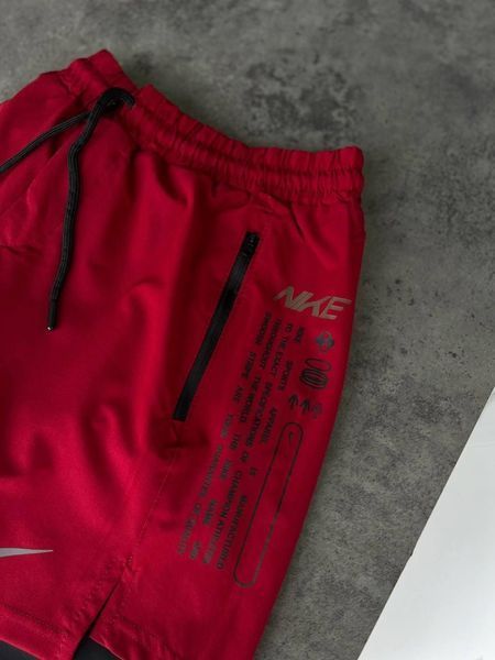 Мужские спортивные шорты Nike красные для тренировок Найк Моло-GH506 фото
