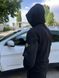 Чоловічий спортивний костюм Stone Island з капюшоном чорний Комплект Стон Айленд Толстовка Штани Хар-500 фото 3