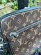 Чоловіча сумка крос-боді Louis Vuitton 3в1 з ключницею коричнева Сумка через плече Луї Віттон Cap-154 фото 6