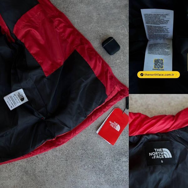 Чоловіча жилетка The North Face без капюшона червона Безрукавка ТНФ з плащівки Моло-TNF61 фото