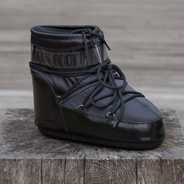 Женские зимние дутики Moon Boot черные In-3035 фото