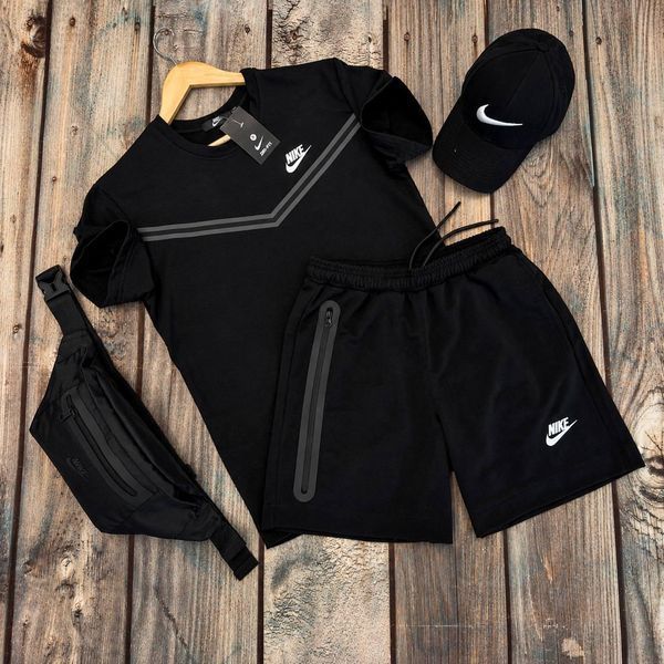Чоловічий літній костюм Nike Tech білий Sta-221 фото