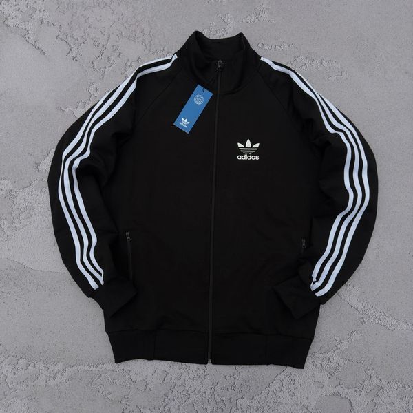 Чоловіча кофта Adidas без капюшона червона Олімпійка Адідас на блискавці Хар-567 фото