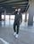 Мужской спортивный костюм Nike на молнии хаки Комплект Найк Толстовка Штаны univer-00888 фото