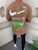 Чоловіча оверсайз футболка Nike Off-White коричнева з зеленим Теніска Найк Офф-Вайт Моло-4056 фото
