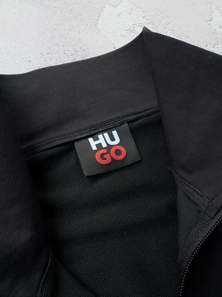 Мужской спортивный костюм Hugo Boss 8в1 черный Комплект Хьюго Босс Костюм Жилетка Футболка Шорты Кепка Хар-634 фото