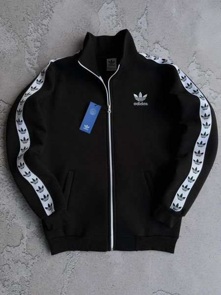 Чоловічий зимовий спортивний костюм Adidas 3в1 чорний Набір Адідас Костюм Жилетка без капюшона Хар-706 фото