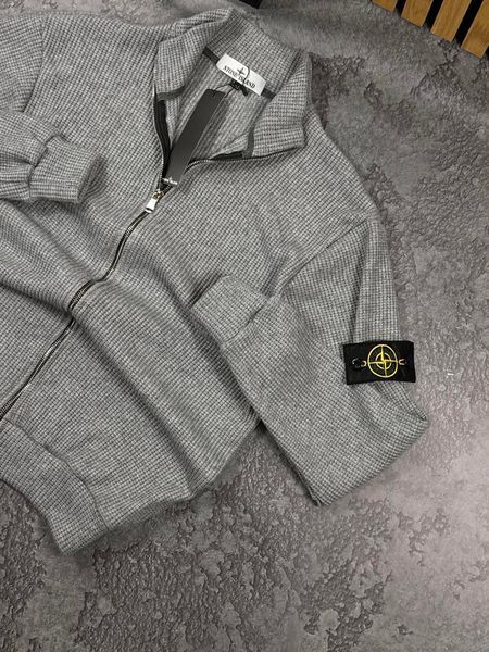 Чоловічий светр Stone Island сірий Will-SI10124 фото