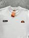 Мужской зимний спортивный костюм Ellesse без капюшона белый с черным Комплект Элис Свитшот Штаны Хар-308 фото 3