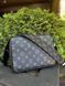 Мужская сумка через плечо Louis Vuitton черная Сумка кожаная Луи Виттон Cap-116 фото 3
