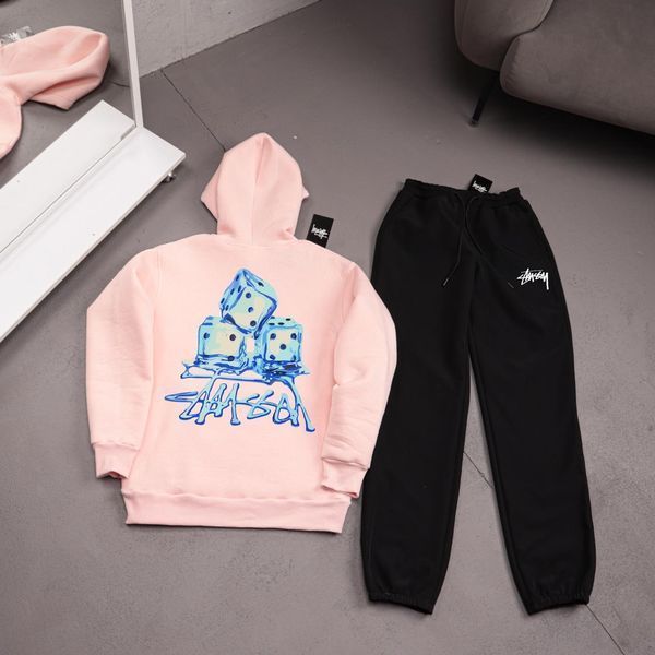 Чоловічий зимовий спортивний костюм Stussy блакитний Комплект Стуссі Худі Штани плащівка Ads-547 фото