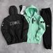 Чоловічий зимовий спортивний костюм Stone Island Dior 3в1 м'ятний Хар-1034 фото 1