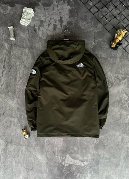 Чоловіча ветровка The North Face з плащової тканини хакі Куртка ТНФ весняна Моло-XH2 фото