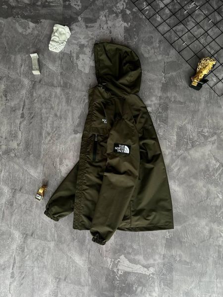 Чоловіча ветровка The North Face з плащової тканини хакі Куртка ТНФ весняна Моло-XH2 фото